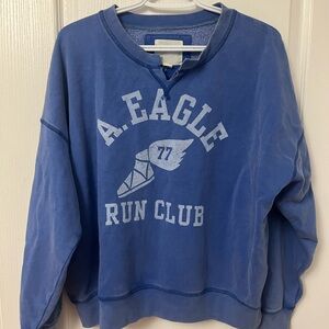 American Eagle Outfitters Blue Sweatshirt